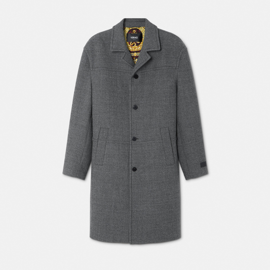 Mouliné Wool Coat