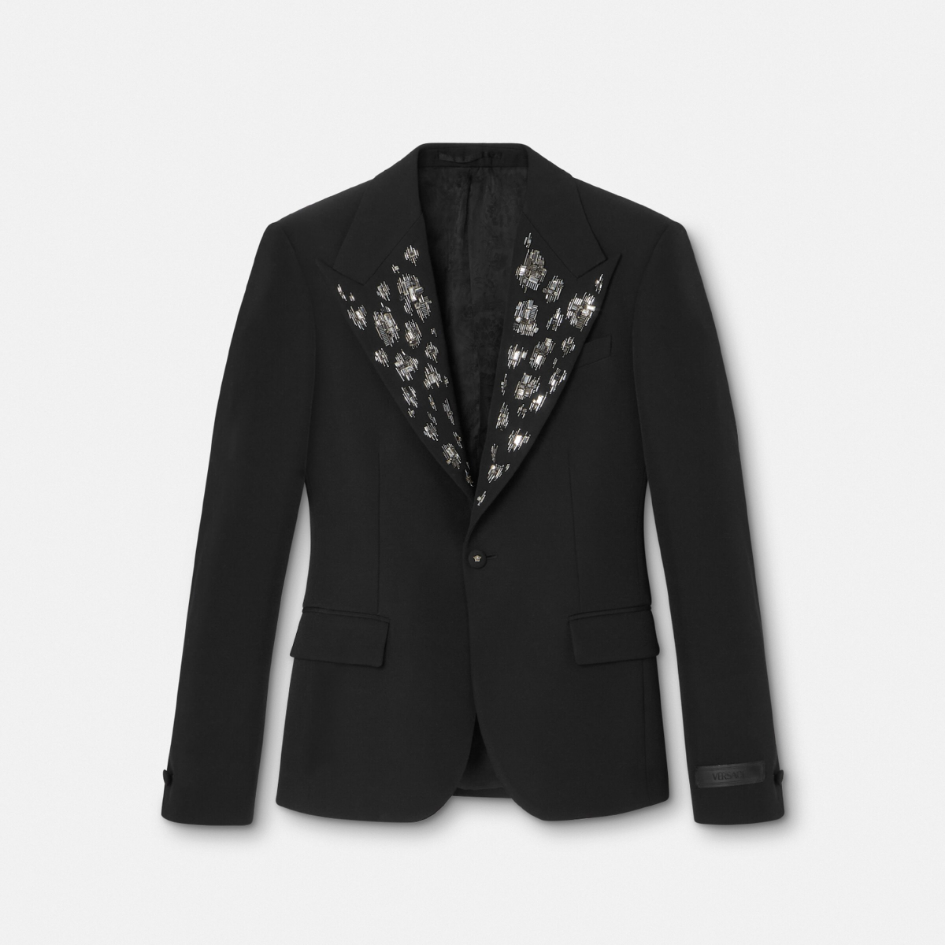 Embellished Light Wool Blazer