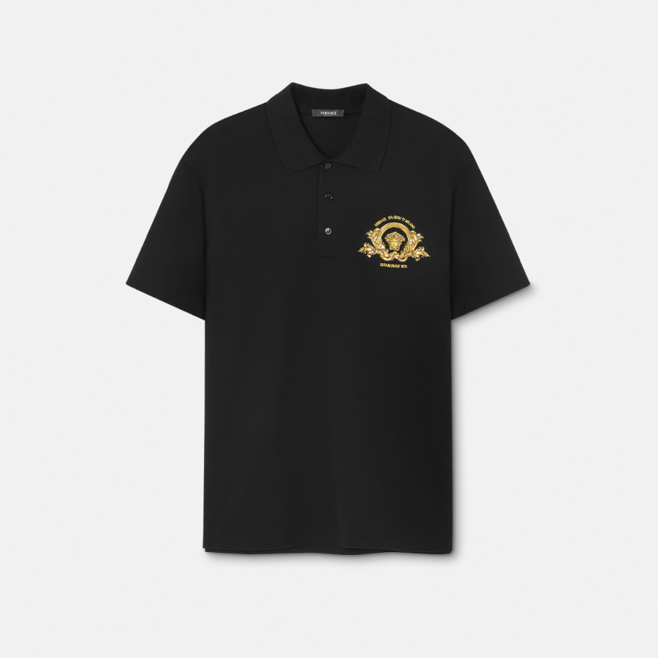 Embroidered Coupe Blason Polo Shirt