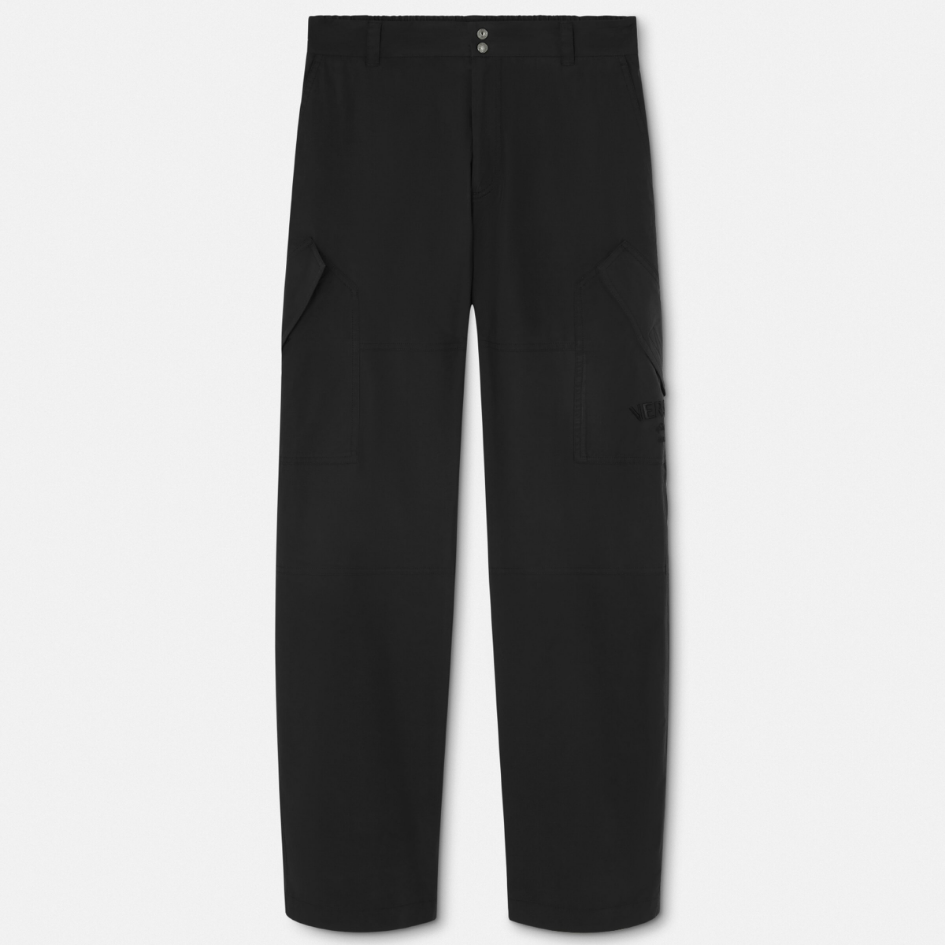 Embroidered Versace Milano Stamp Trousers