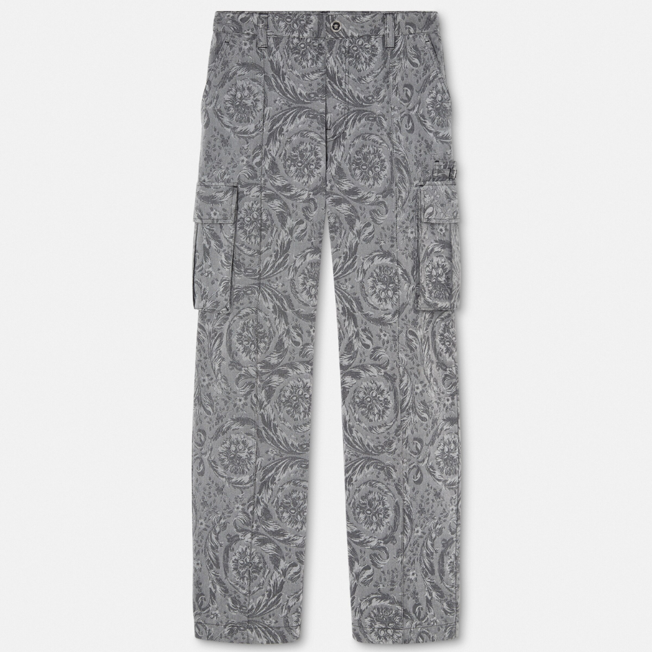 Barocco Jacquard Cargo Trousers