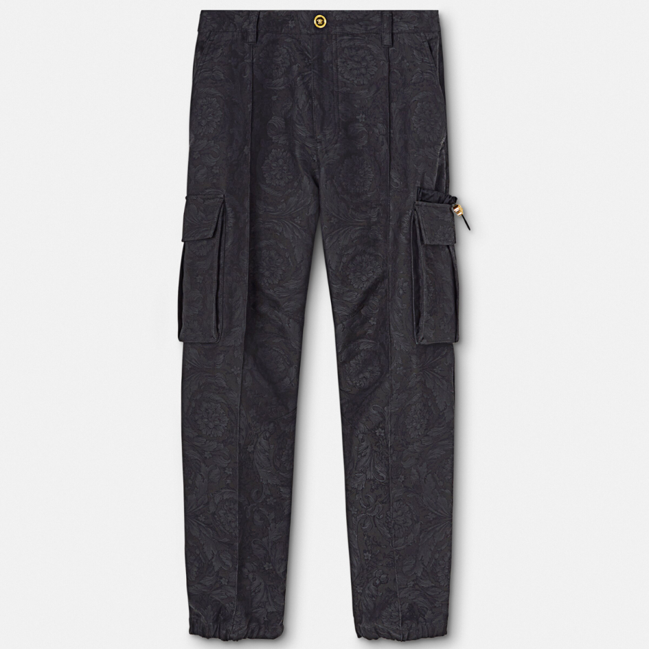 Barocco Jacquard Cargo Trousers