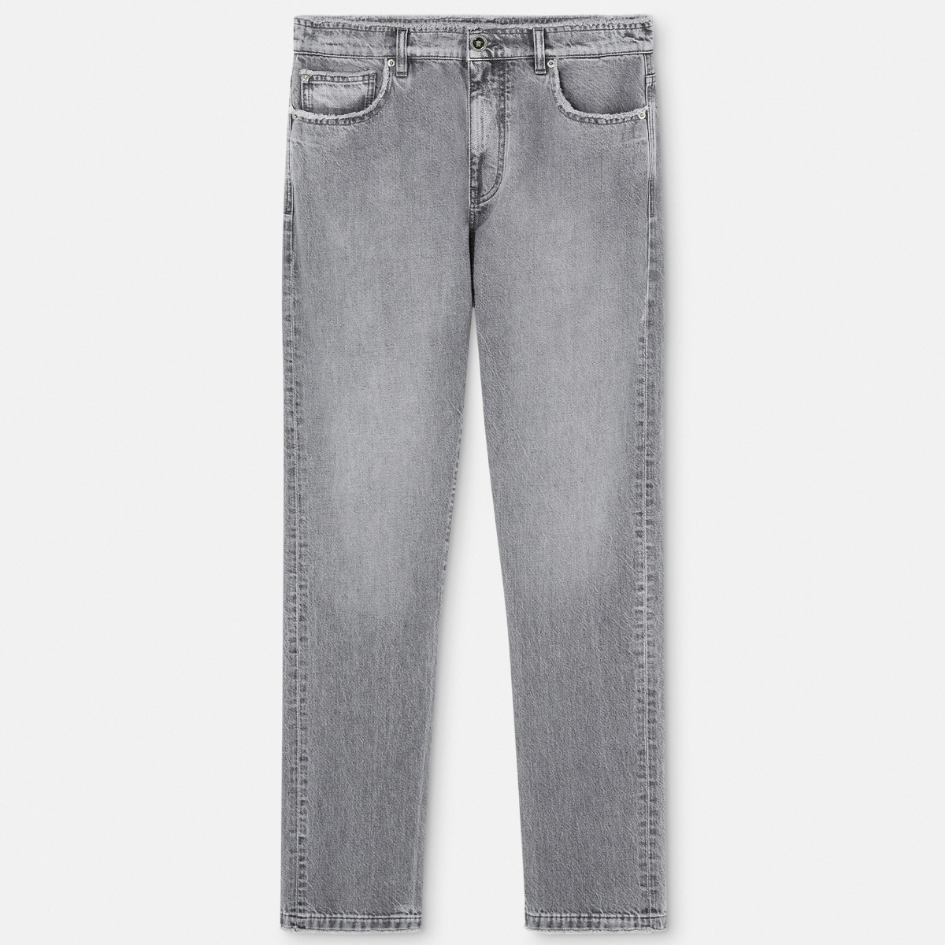 Frayed Regular-Fit Jeans