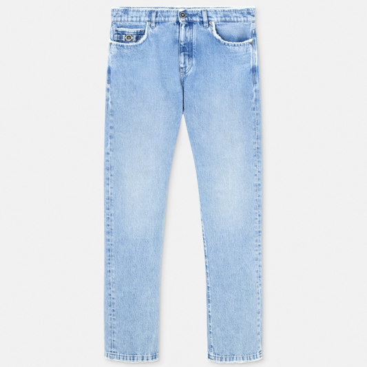 Frayed Regular-Fit Jeans