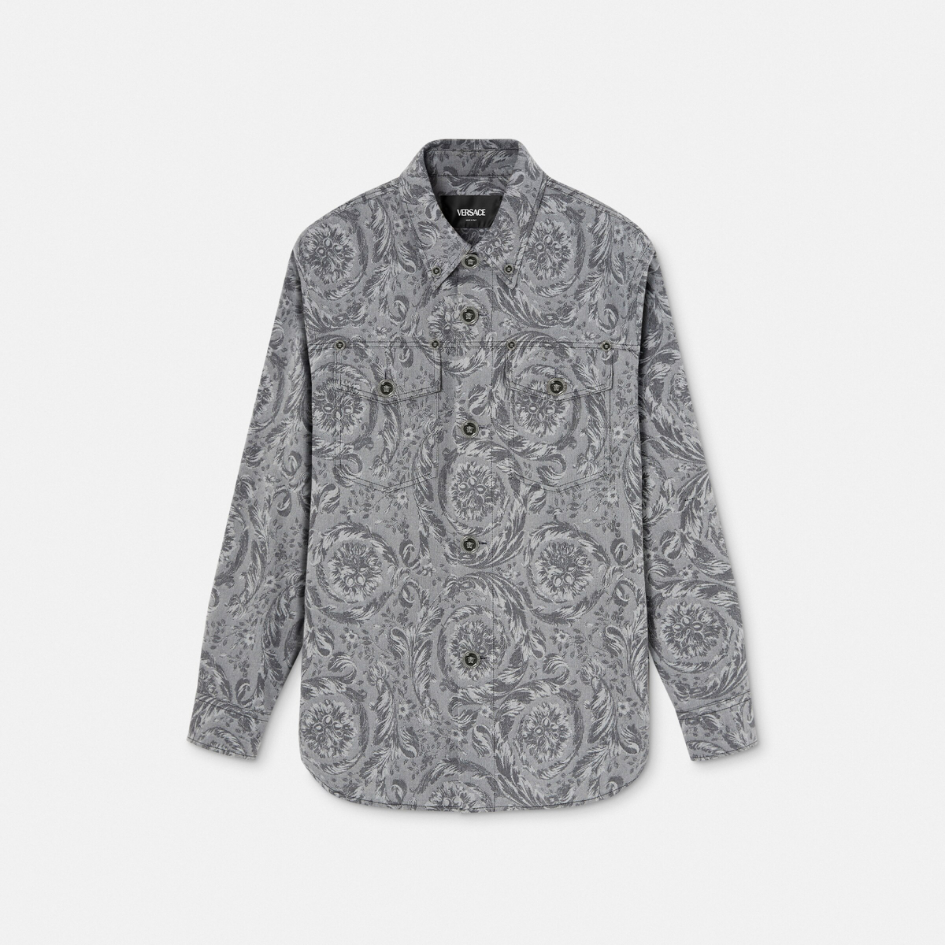 Barocco Jacquard Gabardine Overshirt