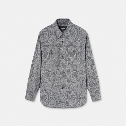 Barocco Jacquard Gabardine Overshirt