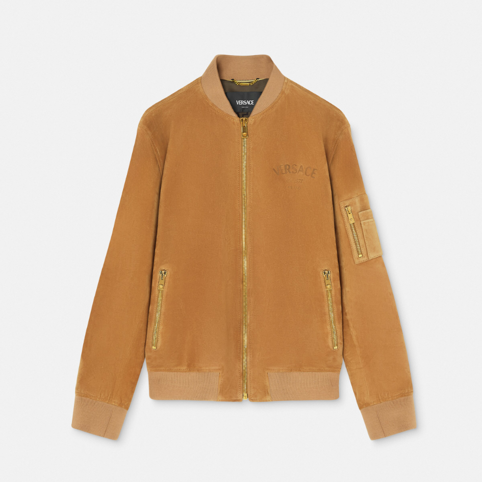 Suede Bomber Jacket