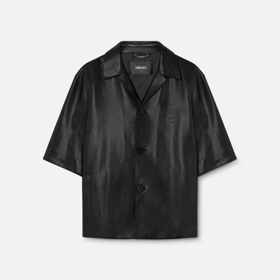 Leather Blouson Overshirt