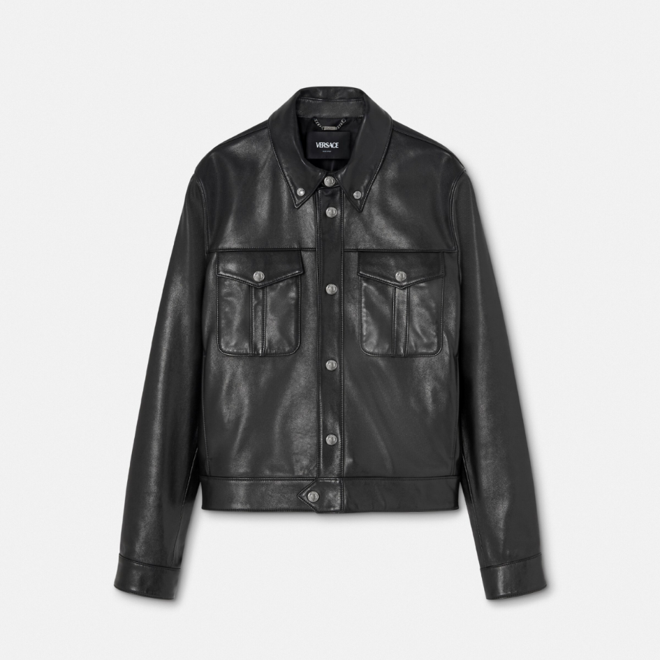 Leather Blouson Jacket