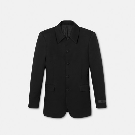 Single-Breasted Tailored Jacket