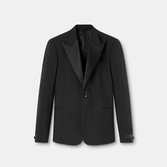 Mohair-Blend Single-Breasted Blazer