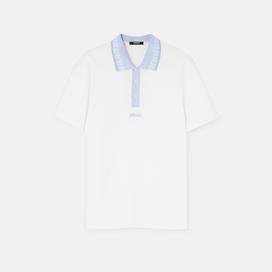 Greca Collar Polo Shirt