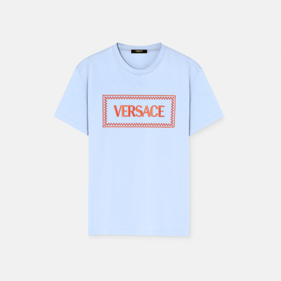 Embroidered '90s Vintage Logo T-Shirt