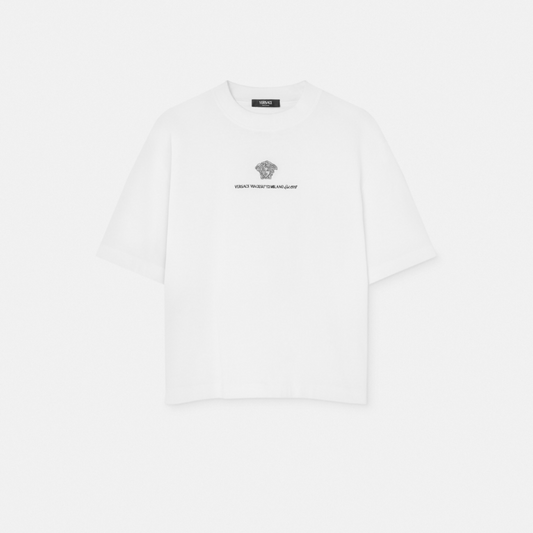Embroidered Medusa Milano T-Shirt