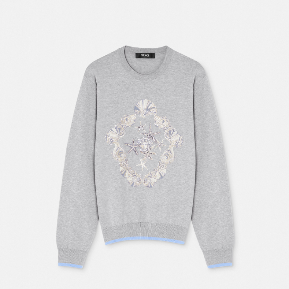 Embroidered Shell Blasone Jumper