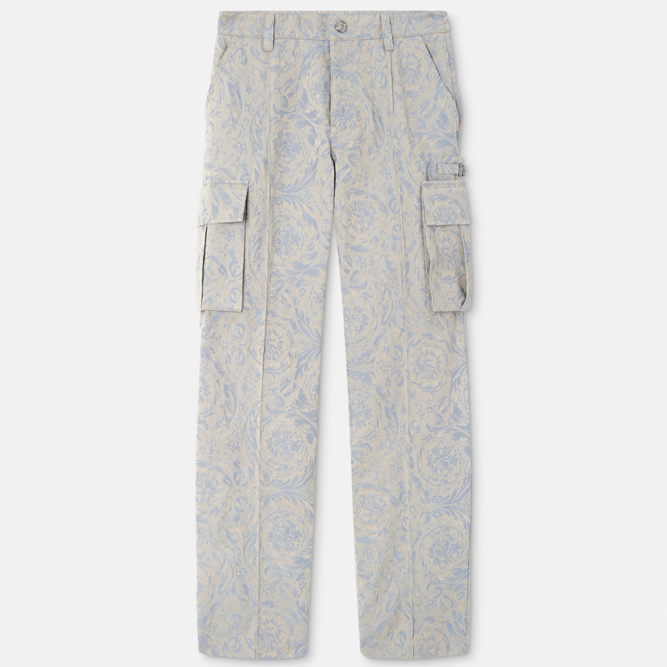 Barocco Jacquard Cargo Trousers