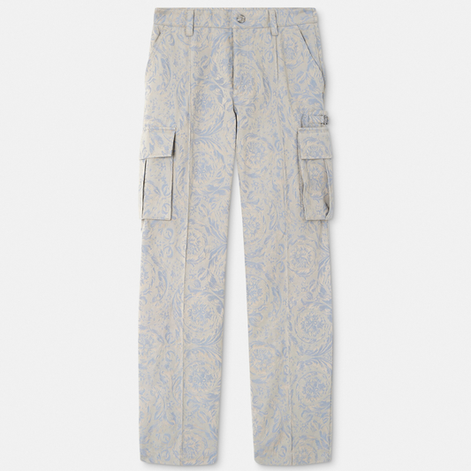 Barocco Jacquard Cargo Trousers