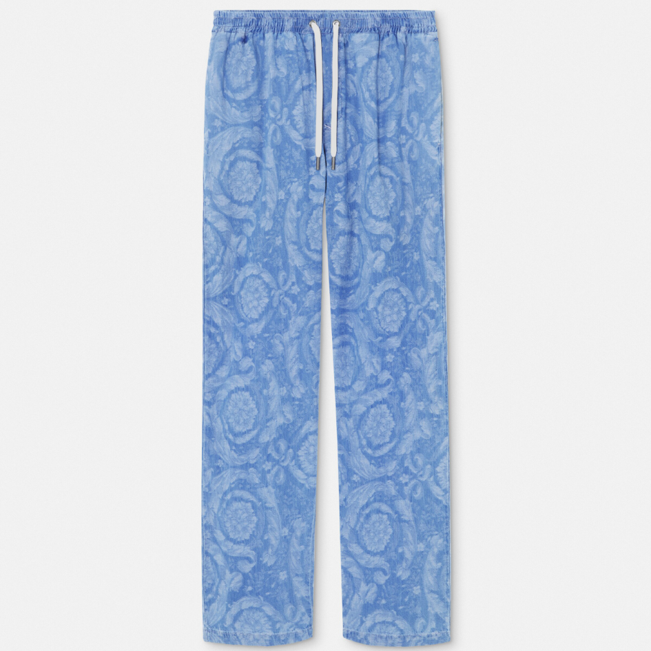 Barocco Chambray Denim Trousers