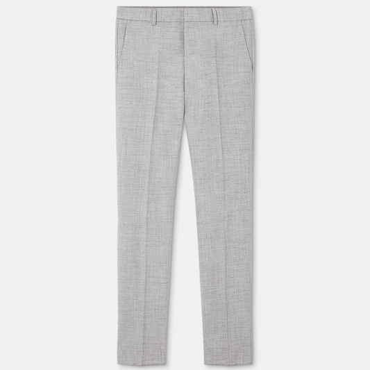 Wool-Blend Formal Trousers