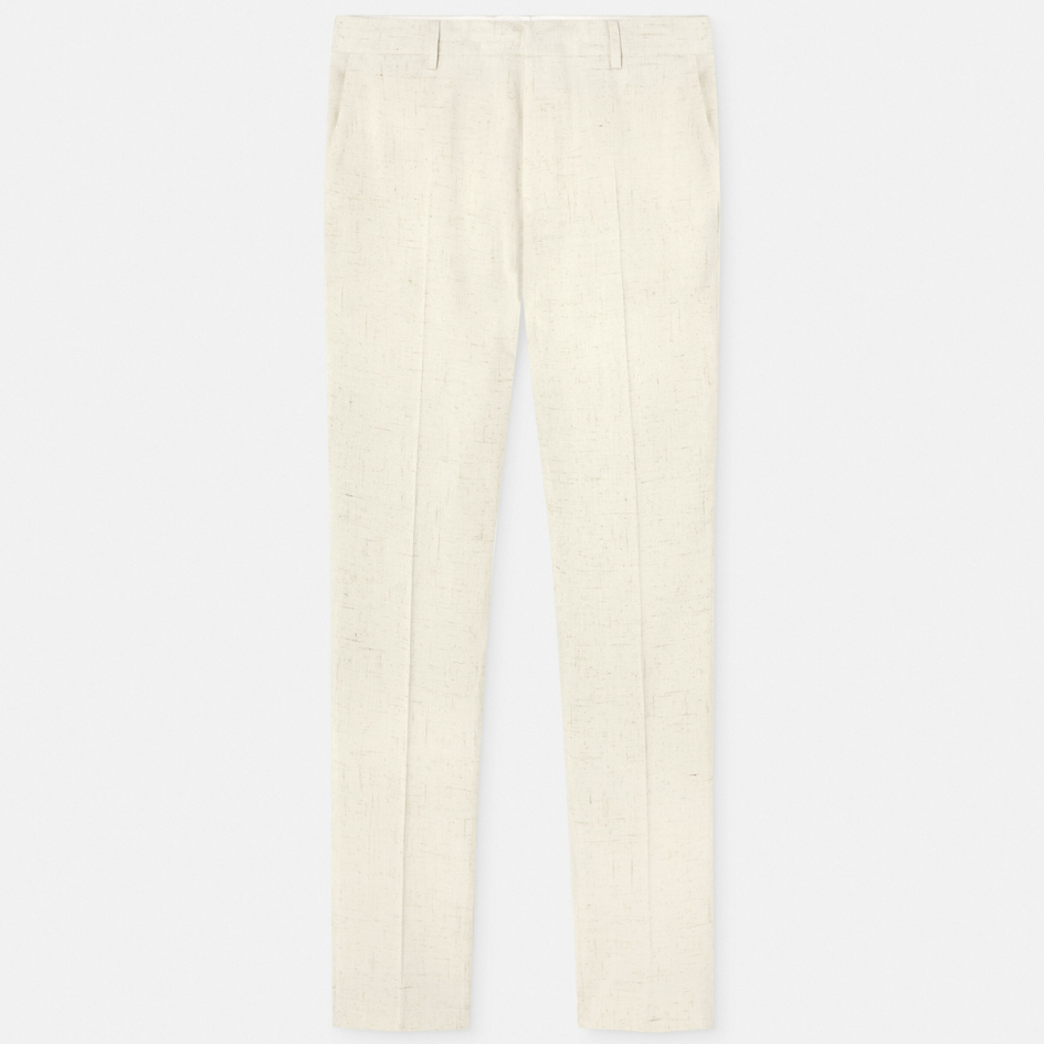 Silk-Blend Malfilè Formal Trousers