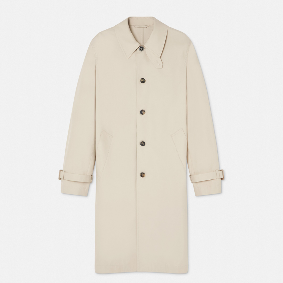 Barocco Sea Gabardine Trench Coat