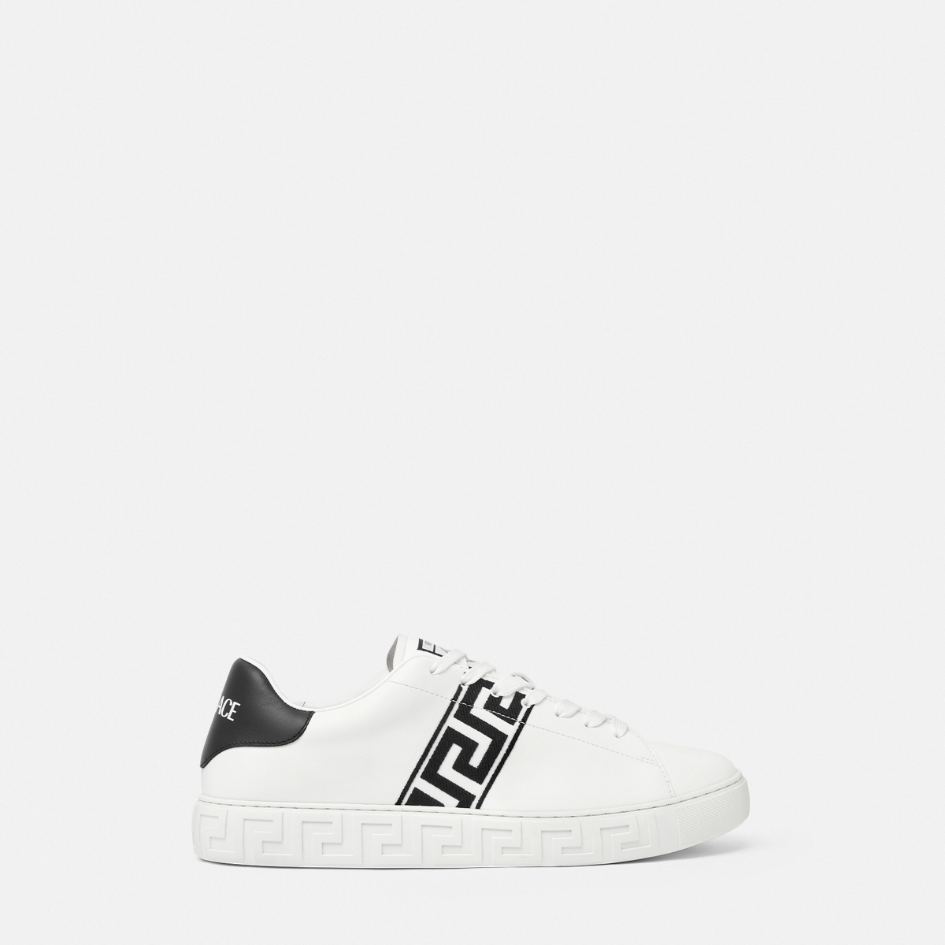 Embroidered Greca Trainers