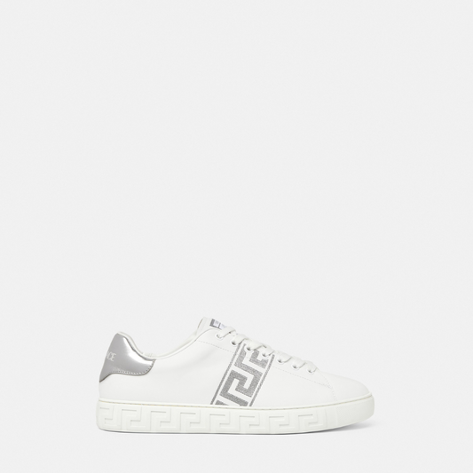 Embroidered Greca Trainers