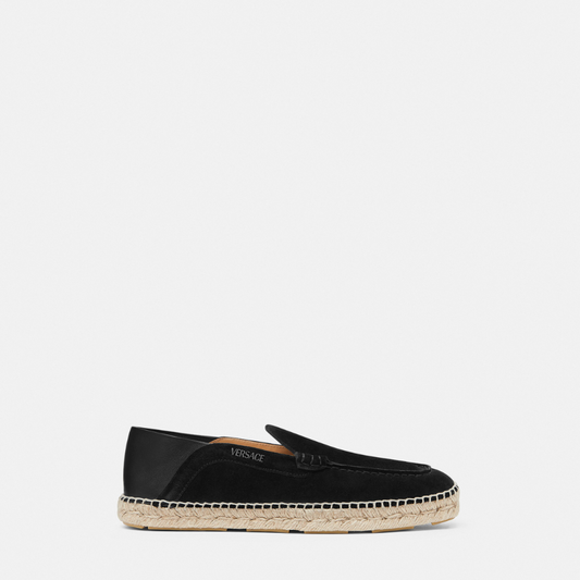 Logo Suede Espadrilles