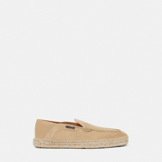 Logo Suede Espadrilles