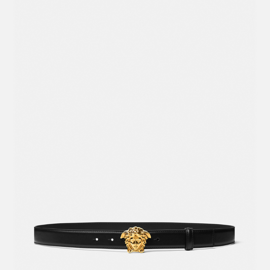 La Medusa Leather Belt 3 cm