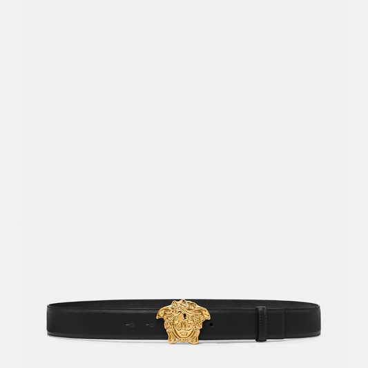 La Medusa Leather Belt 4 cm