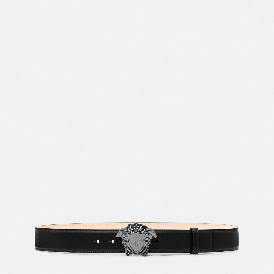 La Medusa Leather Belt 4 cm