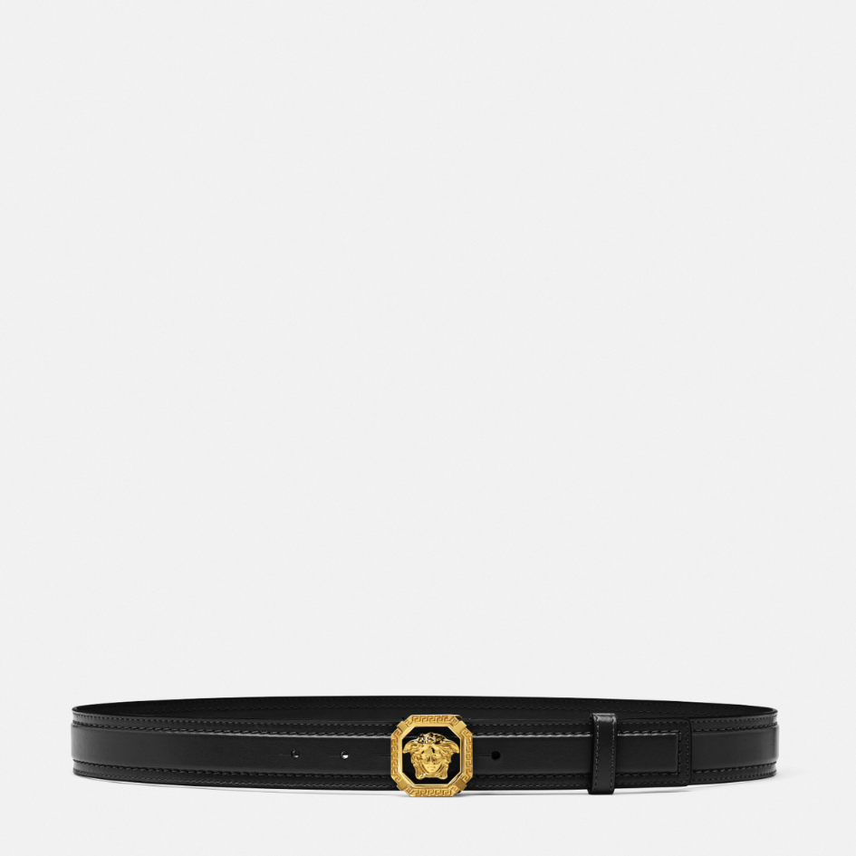 La Medusa Leather Belt 3.5 cm