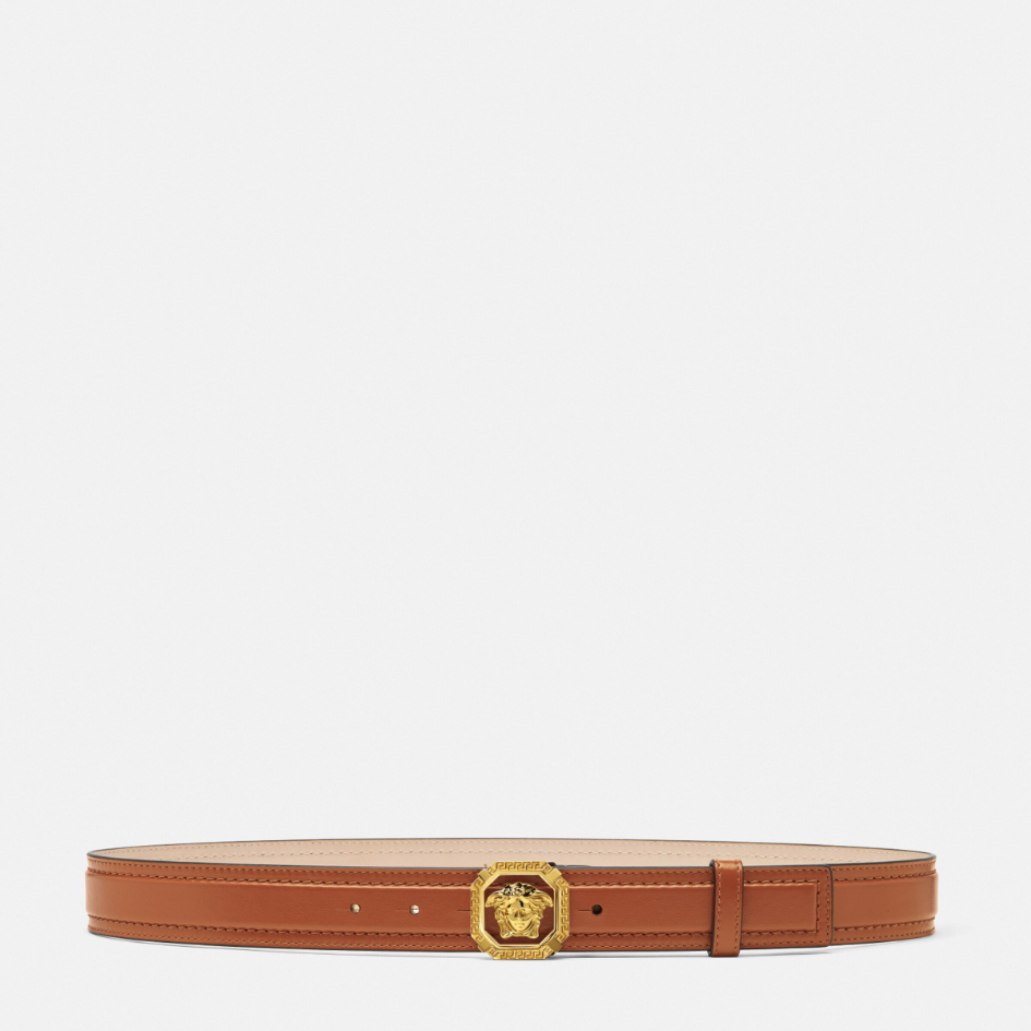 La Medusa Leather Belt 3.5 cm