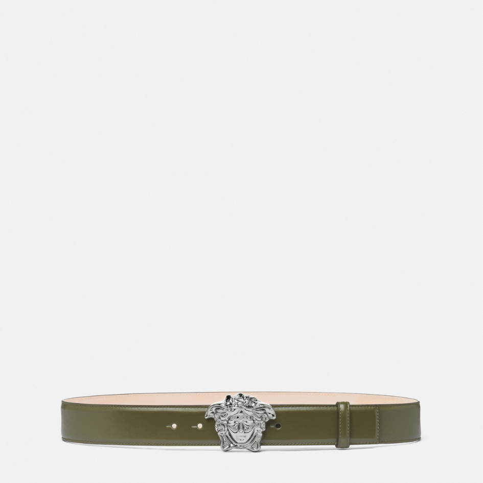 La Medusa Leather Belt 4 cm