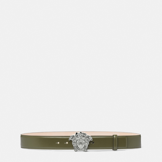 La Medusa Leather Belt 4 cm