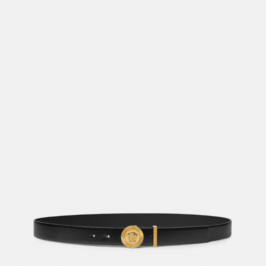 Medusa Biggie Leather Belt 3 cm