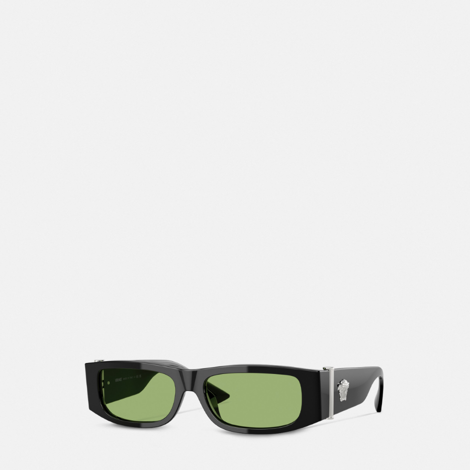 Medusa Glam Rectangular Sunglasses