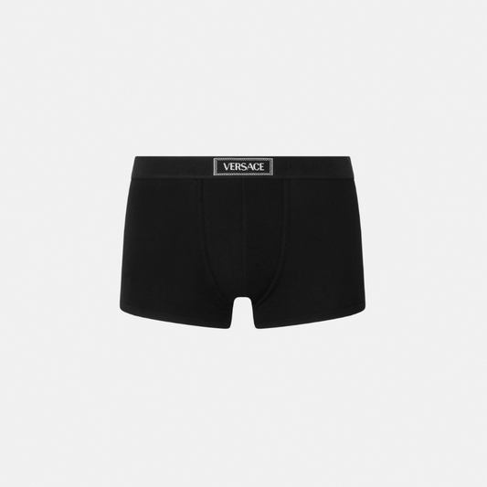 90s Vintage Logo Ribbed Trunks