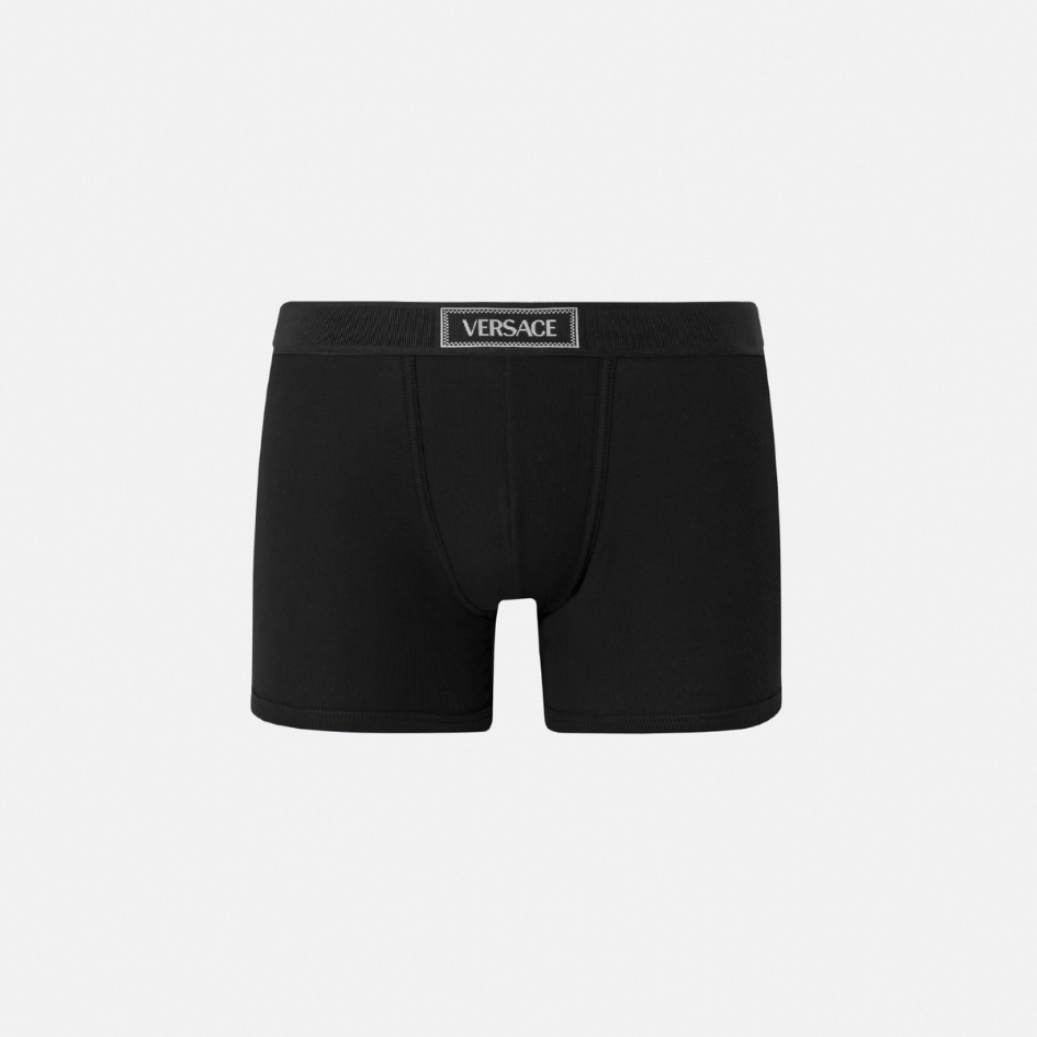 90s Vintage Logo Ribbed Long Trunks