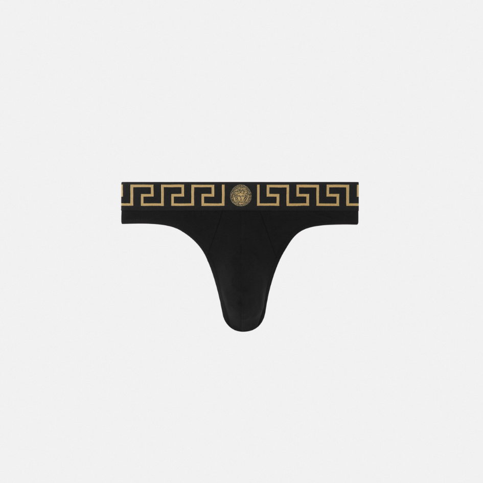Greca Border Thong