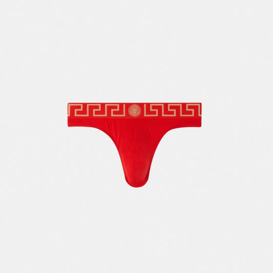 Greca Border Thong