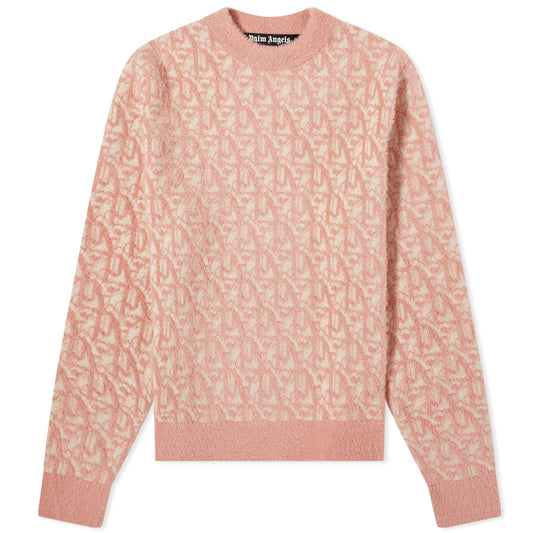 Monogram Jacquard Crew Knit