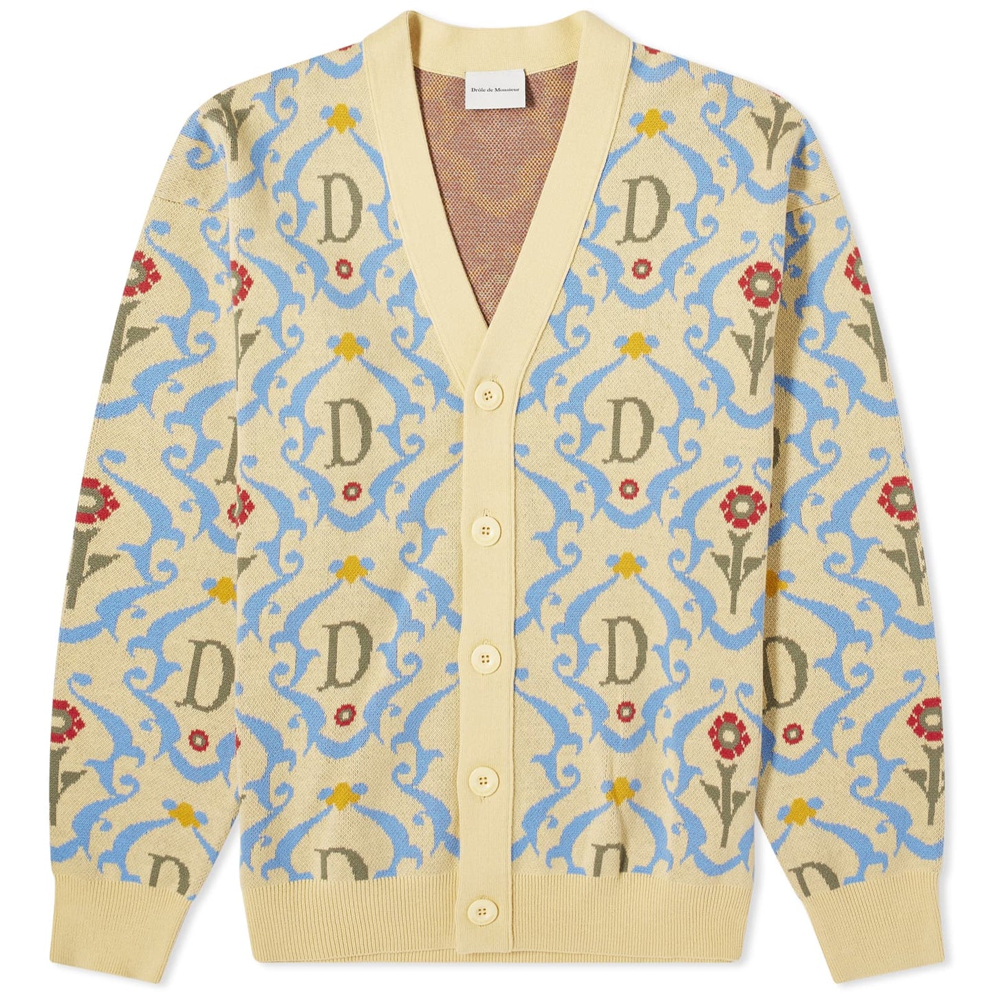 Intarsia Ornaments Cardigan