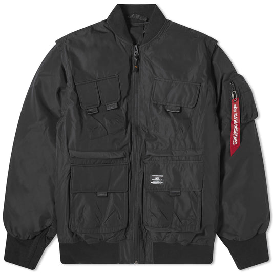 Multi Pocket Flight Jacket