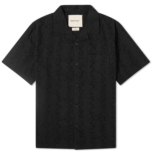 Broderie Short Sleeve Vacation Shirt