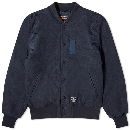 Wool Varsity Flight Jacket