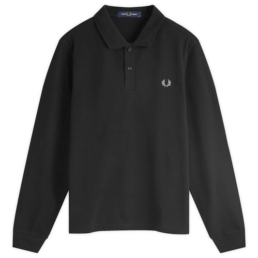 Long Sleeve Plain Polo