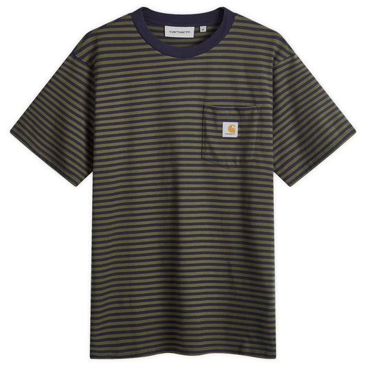 Verner Stripe Pocket T-Shirt