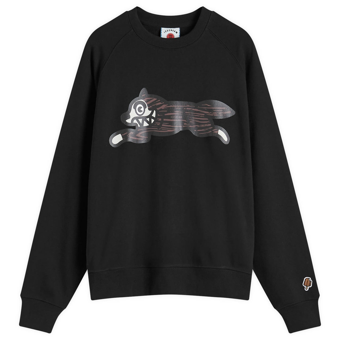 Woodgrain Running Dog Crewneck